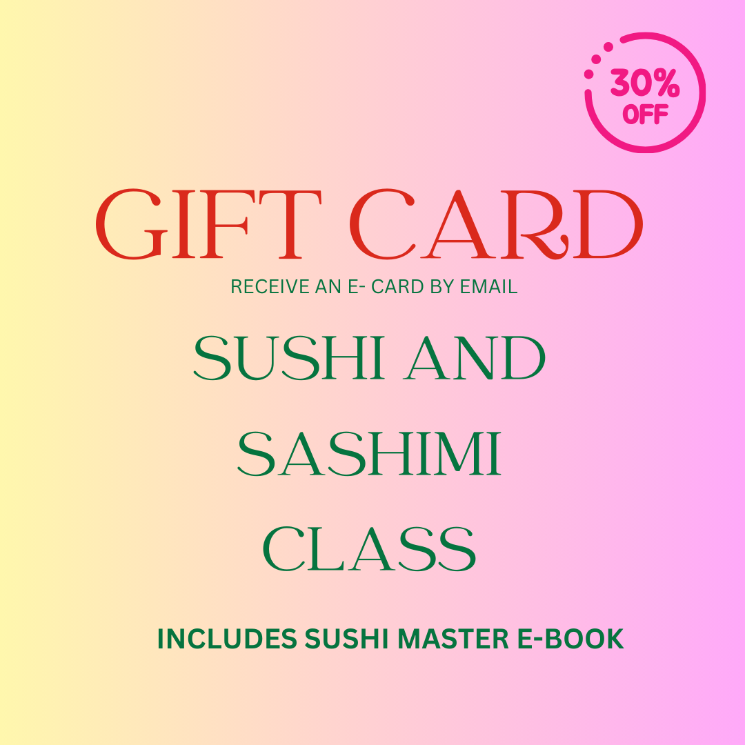 GIFT CARD - Sushi & Sashimi class