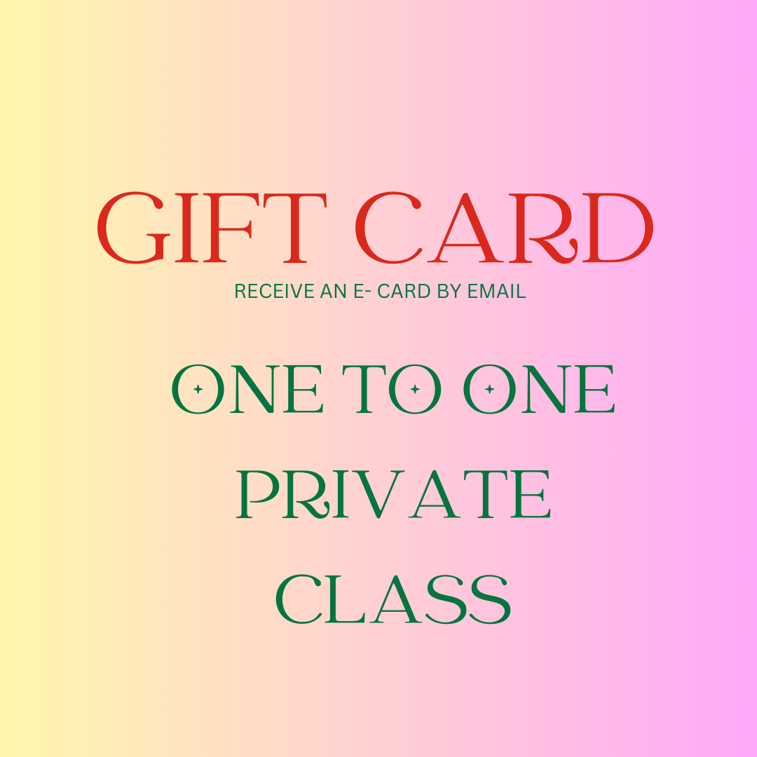 GIFT CARD - One to One private class