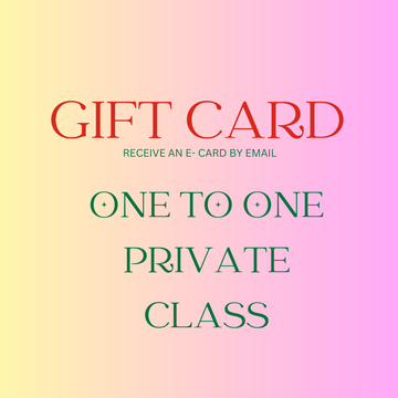 GIFT CARD - One to One private class