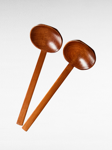 2 x Bamboo Ramen Spoons: A Natural Choice for an Authentic Experience