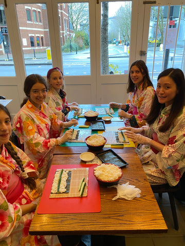 Festive Deal! Children Sushi Making Party (for up to 10 kids). Kimono hire is free!