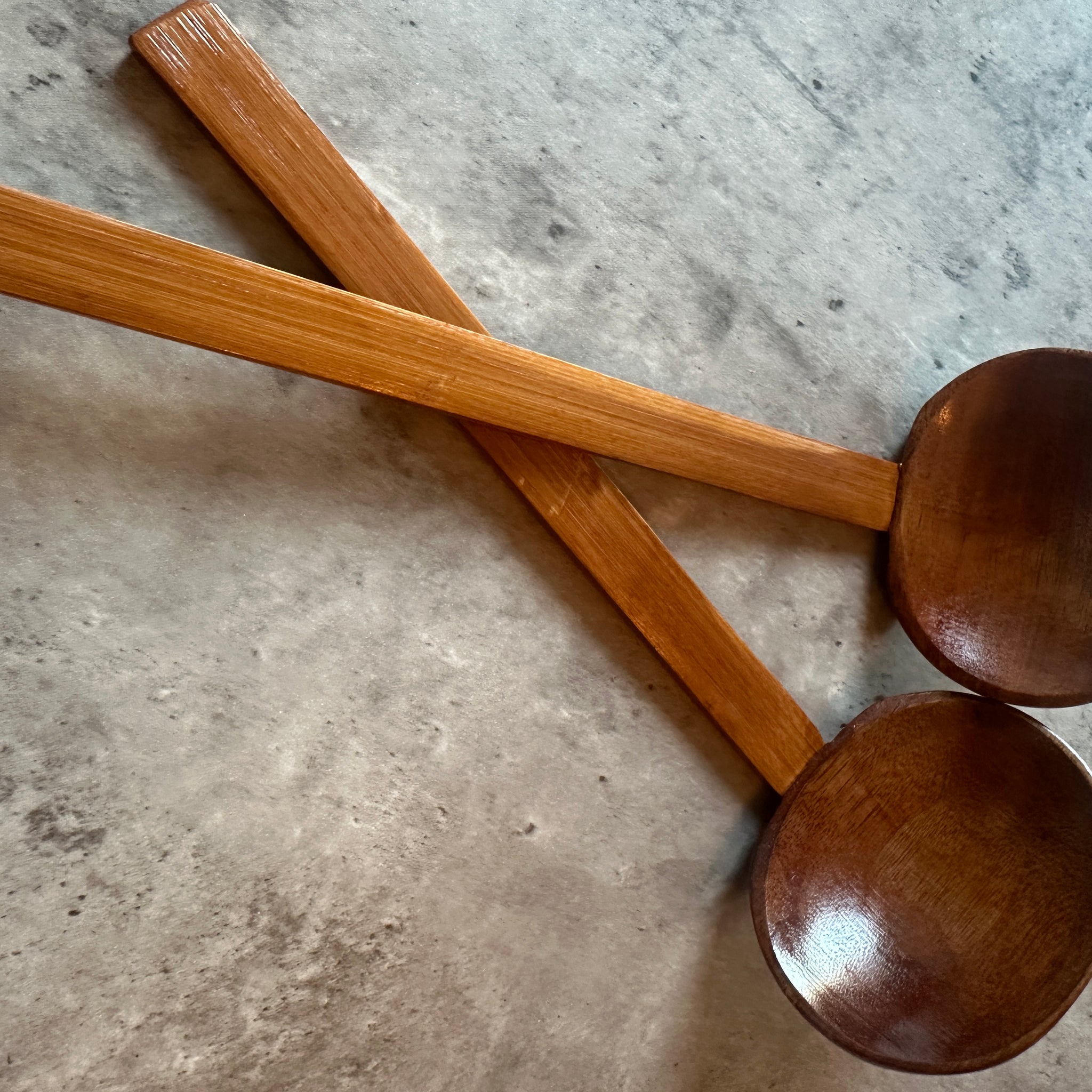 2 x Bamboo Ramen Spoons: A Natural Choice for an Authentic Experience