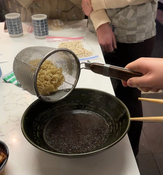 Ramen sieve and  spoons - the best gift for ramen lovers!