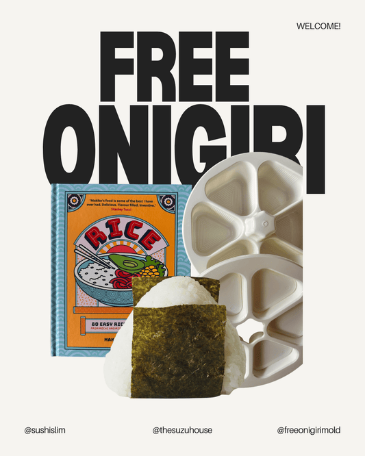 RICE Cookbook + FREE Onigiri Mold - Limited Stock Available - Suzu House