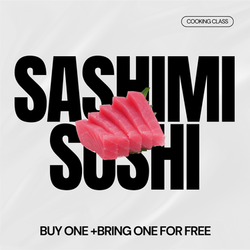 Sushi and Sashimi. - gift voucher BRING ONE FOR FREE - Suzu House