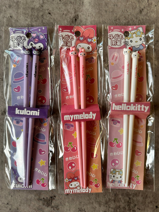 Sanrio Children Chopsticks -designed for easy handling and comfort