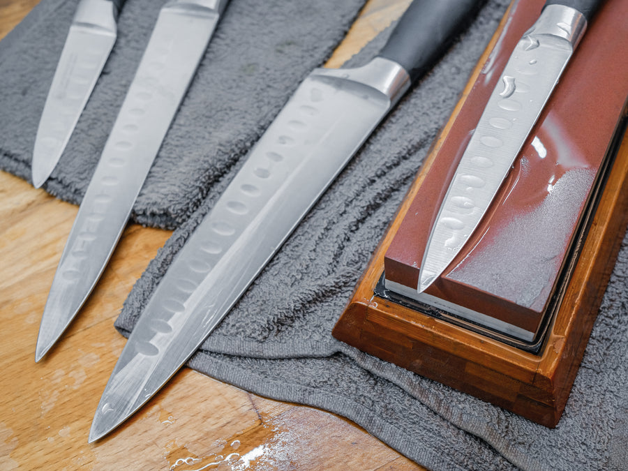 Knife sharpening class